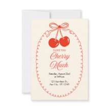 Cherry Sweet Firande Inbjudan 🍒