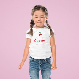 Cherry Sweet Födelsedag T Shirt