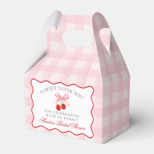 Cherry Sweet Pink Coquette Bröllopsgåva Förpacknin Presentaskar