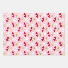 Cherry Sweet Preppy Rosa and Red Tonåring Kids Gir