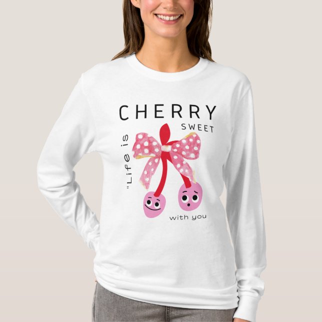 CHERRY SWEET T SHIRT (Framsida)