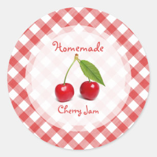 Cherry Sylt-dekal Runt Klistermärke
