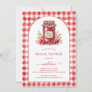 Cherry Sylt Gingham Möhippa Inbjudningar