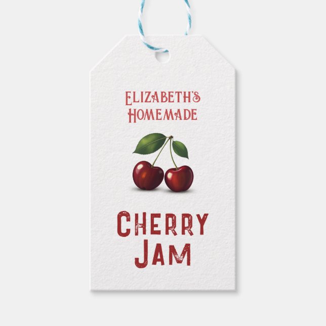Cherry Sylt Presentetikett (Framsidan)