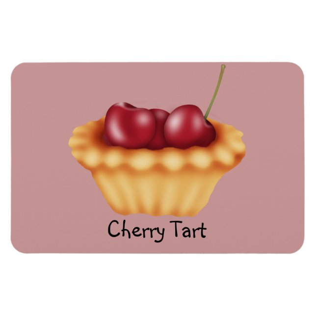 Cherry Tart Magnet (Horisontell)