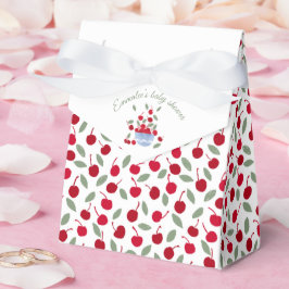 Cherry Theme Watercolor Baby Shower Presentaskar