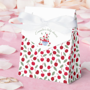 Cherry Theme Watercolor Baby Shower Presentaskar