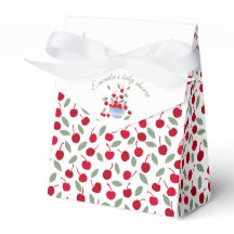 Cherry Theme Watercolor Baby Shower