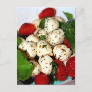 Cherry Tomato och Mozzarella Salad Vykort
