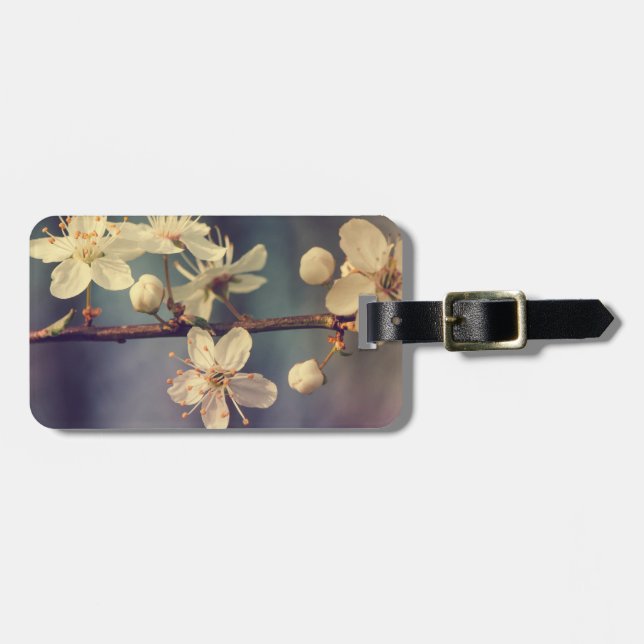 Cherry träd blommar bagagebricka (Horisontell Framsida)