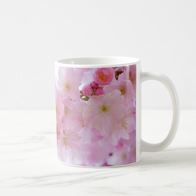 Cherry Träd Blommar Kaffemugg (Höger)