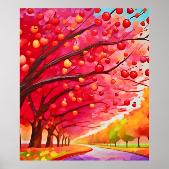 Cherry Träd Lane Poster (Framsidan)
