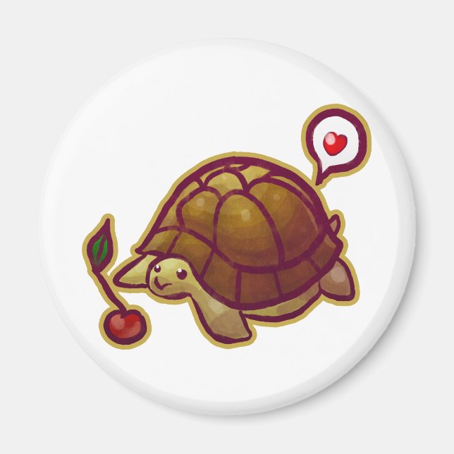 Cherry Turtle Magnet (Framsidan)