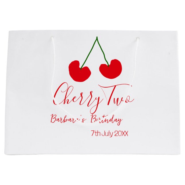 Cherry two 2nd birthday red cherry kids simple  (Framsidan)