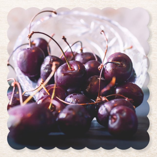 Cherry Underlägg Papper (Framsida)