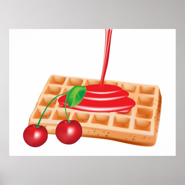 Cherry Waffles Poster (Framsidan)