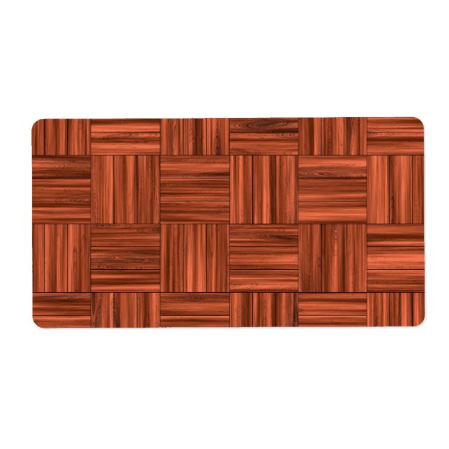 Cherry Wood Parquet Golv Mönster Fraktsedel (Framsidan)