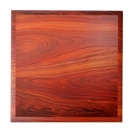 Cherry wood texture custom monoram. kakelplatta