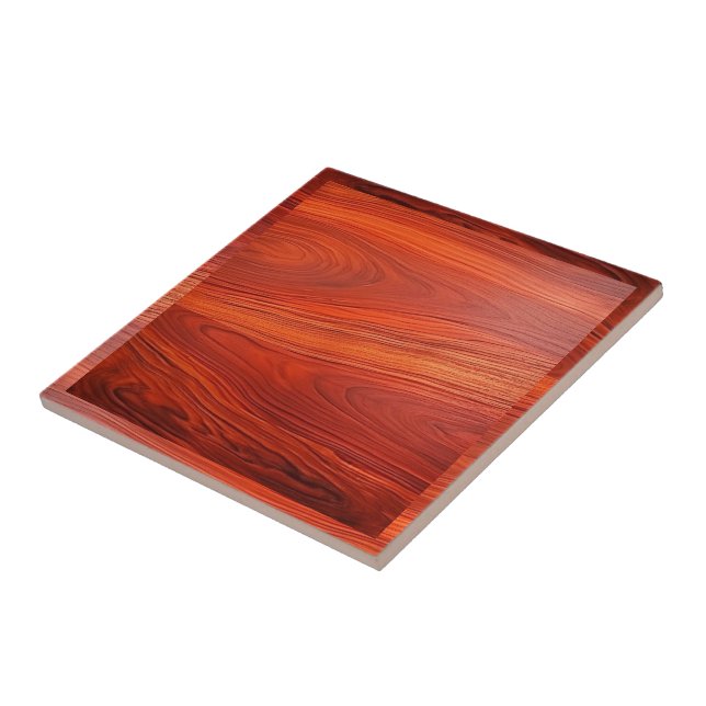 Cherry wood texture custom monoram. kakelplatta (Sidan)