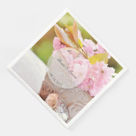 Cherryblossoms editable bröllop pappersservett