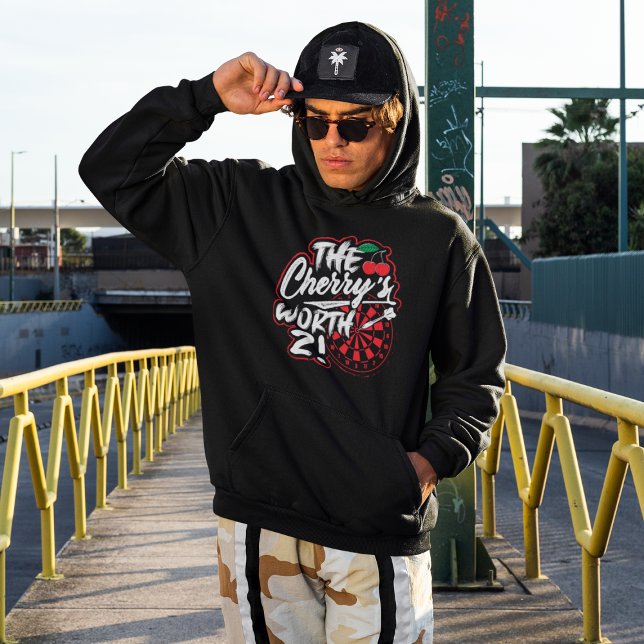 Cherrys värde 2 - Funny Dart Legend Hoodie (Skapare uppladdad)