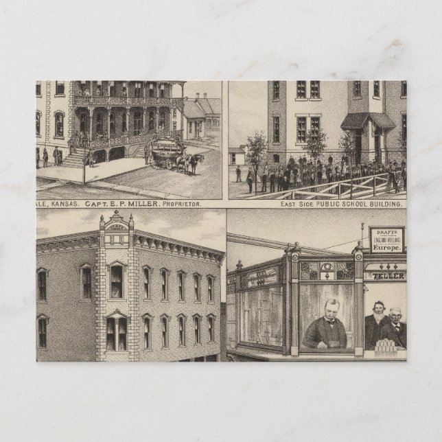 Cherryvale, Kansas Vykort (Framsida)