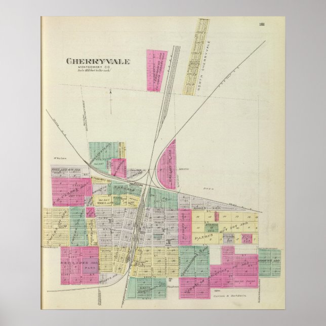 Cherryvale, Montgomery County, Kansas Poster (Framsidan)