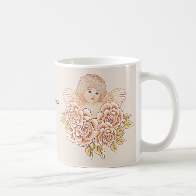 Cherub Angel anpassningsbar mugg (Höger)