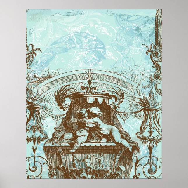 Cherub Angel Fransk Architecture Poster Banner (Framsidan)