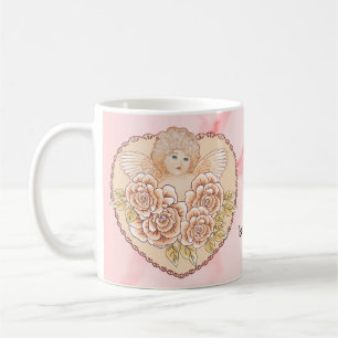 Cherub Angel Heart Kaffemugg