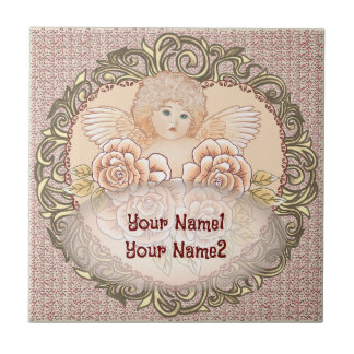 Cherub Angel Heart Kakelplatta
