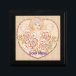 Cherub Angel Heart Minnesask<br><div class="desc">Cherub Angel Heart KeepsakBox, Angel Kläder, Angel t-shirts, Angel Brölloppresenter av ArtMuvz Illustration. matchande Angel kläder och presenter. Gelgåvor är ett tänkbart och meningsfullt sätt att visa någon du bryr dig om. Vare sig du tittar för en gåva till en vän, familjemedlem eller älskad, finns det en ängelgåva som är...</div>
