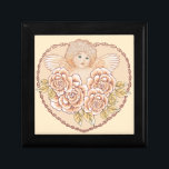 Cherub Angel Heart Smyckeskrin<br><div class="desc">Cherub Angel Heart KeepsakBox, Angel Kläder, Angel t-shirts, Angel Brölloppresenter av ArtMuvz Illustration. matchande Angel kläder och presenter. Angel christmas och födelsedagskalender. Gelgåvor är ett tänkbart och meningsfullt sätt att visa någon du bryr dig om. Vare sig du tittar för en gåva till en vän, familjemedlem eller älskad, finns det...</div>