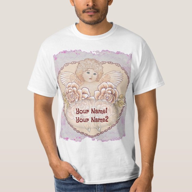 Cherub Angel Heart T Shirt (Framsida)