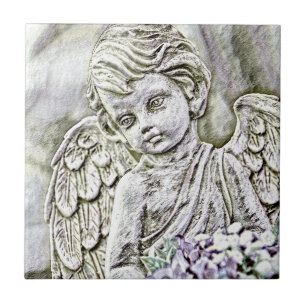Cherub Angel Kakelplatta