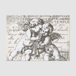 Cherub Decoupage-vävnadspapper - Vintage för Frans