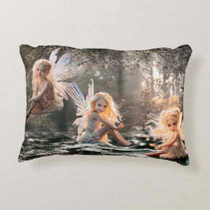 Cherub Fairy Pillow Prydnadskudde