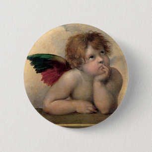 Cherub från Sistine Madonna av Raphael Knapp