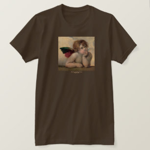 Cherub från Sistine Madonna vid Raphael Tee