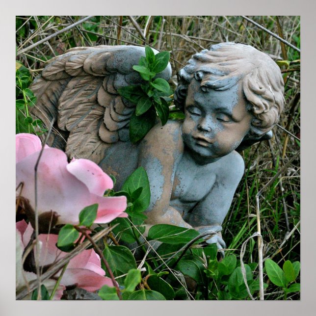 Cherub i Grass Poster (Framsidan)