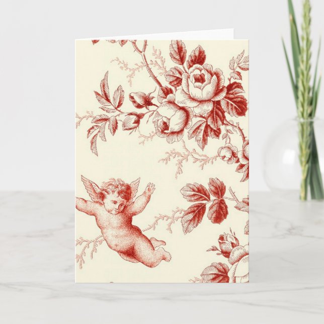 Cherub kärleken helgkort (Framsida)