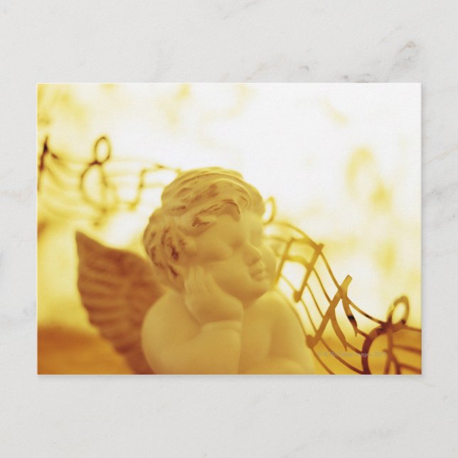 Cherub staty vykort (Framsida)
