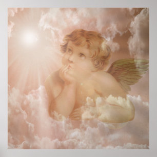 Cherub Tittar upp Poster