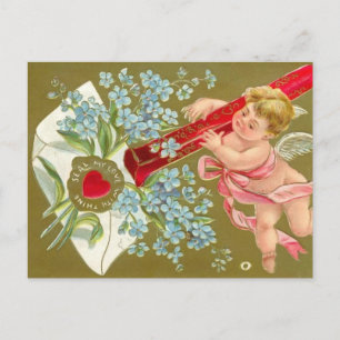 Cherub Valentine Card-Anpassade Helg Vykort