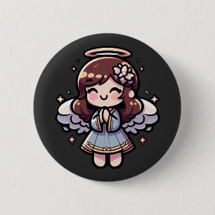 Cherubic Anime Angel - angelic, kawaii Knapp