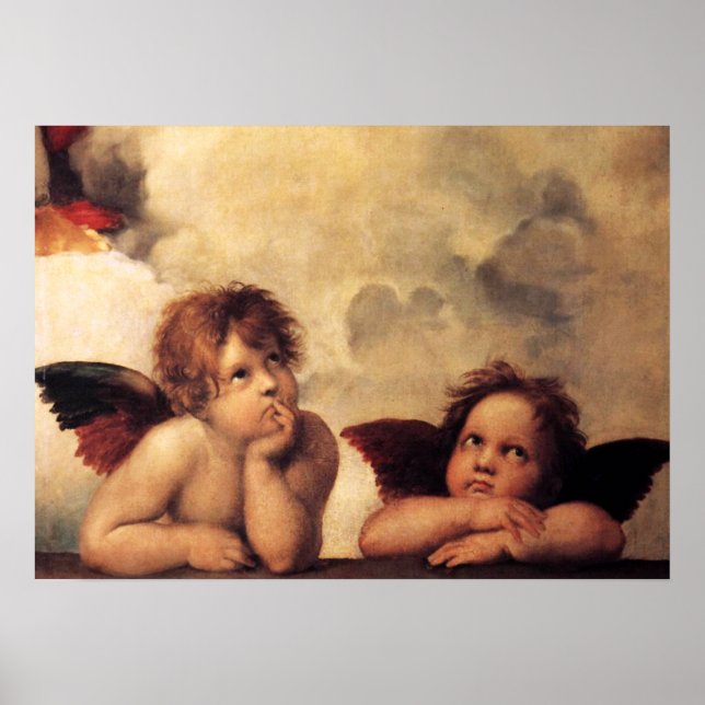 Cherubim av Raphael Poster (Framsidan)