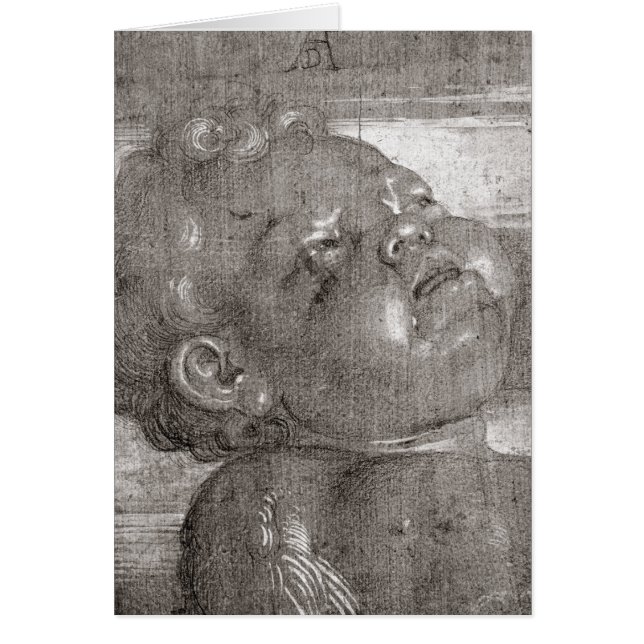 Cherubim gråt, 1521 hälsningskort (Framsidan)