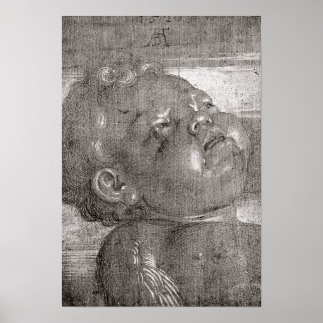 Cherubim Gråtande, 1521 Poster (Framsidan)