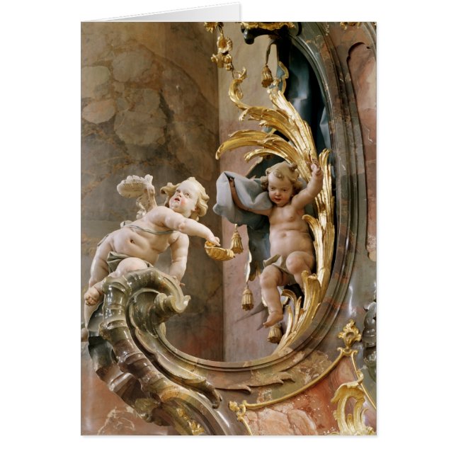 Cherubs 1737-66 hälsningskort (Framsidan)