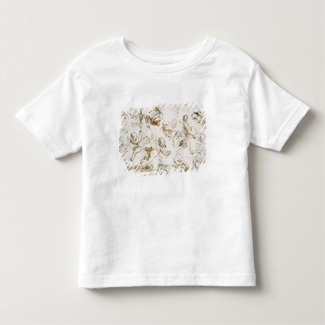 Cherubs 18th århundrade för tidigt (skriva och tee shirt (Framsida)
